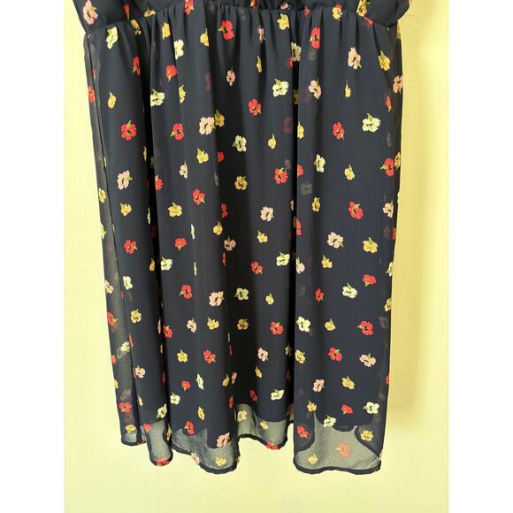 Madewell Wrap Confetti Floral Mini Dress Size 2 - Picture 6 of 12